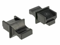 DeLOCK 64020 Steckdosensicherung RJ-45 Schwarz 10 Stück[e] 