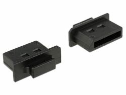 DeLOCK 64025 Steckdosensicherung Displayport Schwarz 10 Stück[e] 