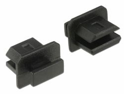 DeLOCK 64026 Steckdosensicherung mini Displayport Schwarz 10 Stück[e] 