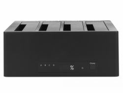 DeLOCK 64063 Speicherlaufwerk-Docking-Station USB 3.2 Gen 1 [3.1 Gen 1] Type-B Schwarz 