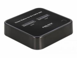 DeLOCK M.2 Dockingstation für 2 x M.2 SATA SSD mit Klon Funktion 