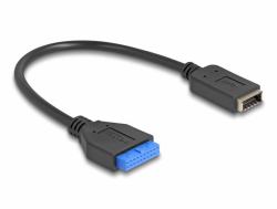 DeLOCK USB 5 Gbps Kabel Pfostenbuchse zu intern USB Typ-E Key A Buchse 25 cm 
