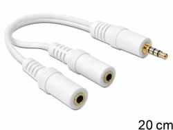 DeLOCK 65447 Audio-Splitter Weiß 