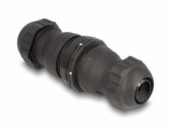 DeLOCK LWL Kabelverbinder LC Duplex Buchse zu LC Duplex Buchse UPC OS2 IP68 staub- und wasserdicht 