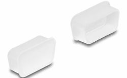 DeLOCK Staubschutz für D-Sub 9 / D-Sub 15 VGA Buchse 2 Stück transparent 