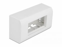 DeLOCK Aufputzgehäuse für Easy 45 Module 152 x 82 mm, weiß 