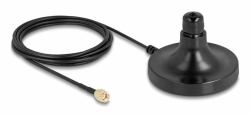 DeLOCK Magnetischer Antennen Standfuß 1 x N Buchse zu 1 x RP-SMA Stecker ULA100 3 m outdoor schwarz 