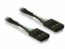DeLOCK Cable pinheader F/F Signalkabel 0,40 m Schwarz 