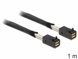 DeLOCK 1m, Mini SAS HD x 4 SFF 8643 Schwarz 