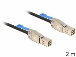 DeLOCK 83395 Serial Attached SCSI [SAS]-Kabel 2 m Schwarz 
