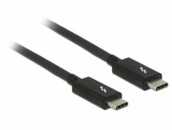 DeLOCK 84845 Thunderbolt-Kabel 1 m 20 Gbit/s Schwarz 