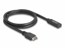 DeLOCK USB 10 Gbps Kabel Typ-E Key A 20 Pin Stecker zu USB Type-C Buchse 70 cm 