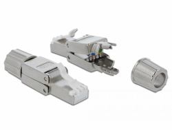 DeLOCK 86477 Drahtverbinder RJ-45 Grau 