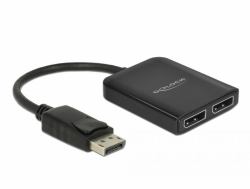 DeLOCK DisplayPort 1.4 Splitter 1 x DisplayPort zu 2 x DisplayPort MST 