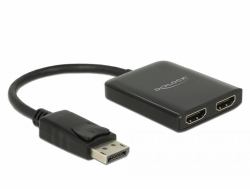 DeLOCK DisplayPort 1.4 Splitter 1 x DisplayPort zu 2 x HDMI MST 