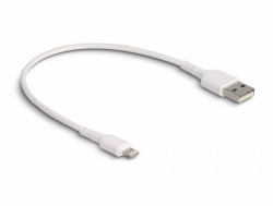 DeLOCK USB Ladekabel für iPhone, iPad, iPod weiß 30 cm 