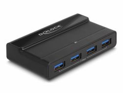 DeLOCK USB 5 Gbps Switch 4 x Gerät und 2 x Host 