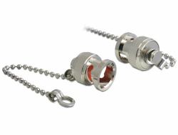 DeLOCK 88489 Abdeckhaube Silber 