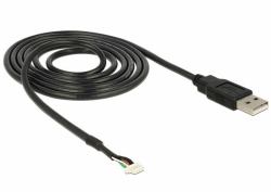 DeLOCK USB 2.0 A M / 5 pin V5 1.5m Kamerakabel 1,5 m Schwarz 