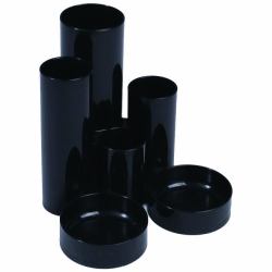 Deflecto CP018YTBLK Schubladenordnungssystem Schwarz 