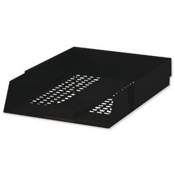 Deflecto CP043YTBLK Schreibtischablage Polystyrene Schwarz 