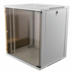Deltaco 19-5412W Rack 12U Wandmontiertes Regal Weiß 
