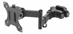 Deltaco ARM-0305 Flachbildschirm-Tischhalterung 81,3 cm [32"] Stange Schwarz 