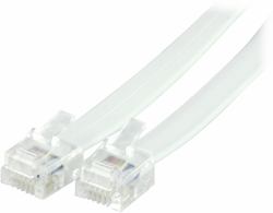 Deltaco DEL-163 Telefonkabel 10 m Weiß 