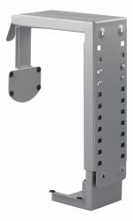 Deltaco SH-40 PC-Halterung CPU-Halterung für Wandmontage Silber 