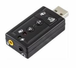 Deltaco UAC-03 Audiokarte 2.0 Kanäle USB 