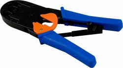 Deltaco VK-16 Netzwerkkabel-Tester Hand-Kabelschneider Blau 