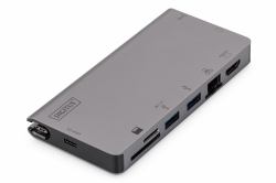 Digitus USB Type-C™ Multiport Travel Dock, 8-Port 