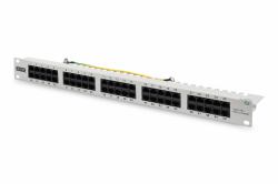 Digitus CAT 3 ISDN Patch Panel, ungeschirmt, grau 