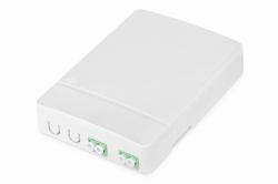 Digitus FTTH Gehäuse mit 2 x LC/APC DX Kupplungen 