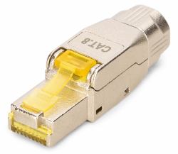 Digitus CAT 8.1 Feldstecker, geschirmt, werkzeugfreier Montageanschluss 