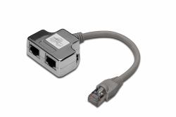 Digitus CAT 5e Patchkabel-Adapter, 2x CAT 5e, geschirmt 
