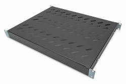 Digitus Fachboden mit variablen Befestigungsschienen zum Festeinbau in 483 mm [19"]-Schränke 
