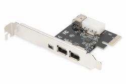 Digitus PCI Express Karte, Firewire 1394a [3+1 Port] 