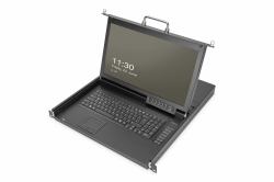 Digitus DS-72220-4CH Konsolenregal 43,2 cm [17"] 1920 x 1080 Pixel Schwarz 1U 