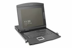Digitus DS-72221-2GE Konsolenregal 48,3 cm [19"] 1920 x 1080 Pixel Schwarz 1U 