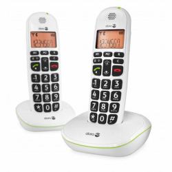 Doro PhoneEasy 100w duo DECT-Telefon Anrufer-Identifikation Weiß  - UK version