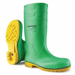 Dunlop Acifort Hazguard Steel Toe Cap Full Safety Wellington Green Boot Size 07 