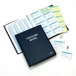 Durable GDPR Visitor Book Refill Pack 100 Name Badges & Security Sheet