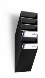 Durable FLEXIBOXX Prospektständer 6 Regale Schwarz 