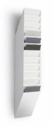 Durable FLEXIBOXX Prospektständer 12 Regale Weiß 