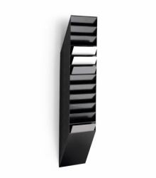 Durable 1709763060 Prospektständer 1 Regale Schwarz 