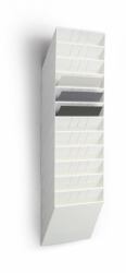 Durable FLEXIBOXX Prospektständer 12 Regale Weiß 