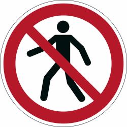Durable Floor Use Walkway Sign