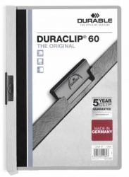 Durable DURACLIP 60 A4 Präsentations-Mappe PVC Grau 