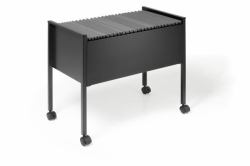 Durable 309501 Dateiablagebox Edelstahl Schwarz 